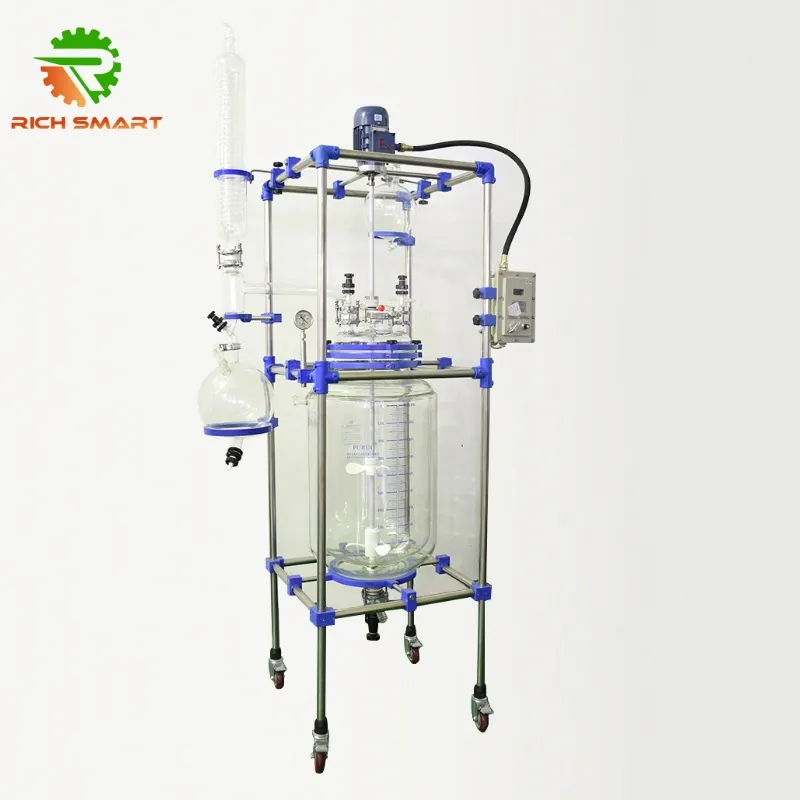Double Jacketed Glass Reactor 8 Double Jacketed Glass Reactor 8